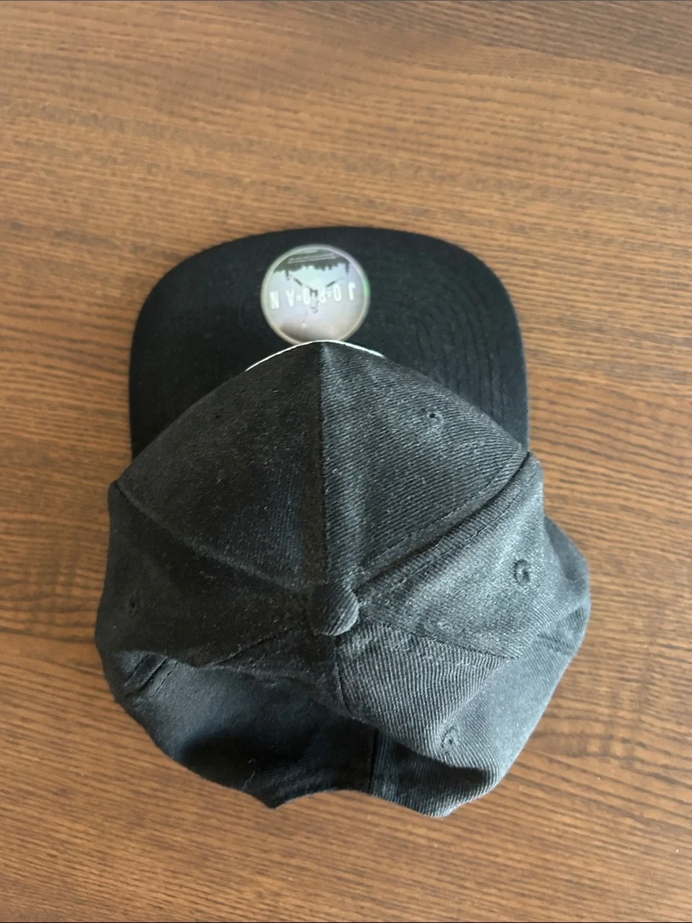 Jordan Paris Saint-Germain Black White Logo Snapback Hat